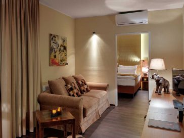 Amedia Luxury Suites Graz Schlafzimmer